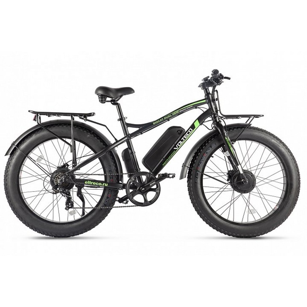Электровелосипед VOLTECO BIGCAT DUAL NEW черный