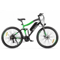 Электровелосипед велогибрид Eltreco FS900 new Черно-зеленый