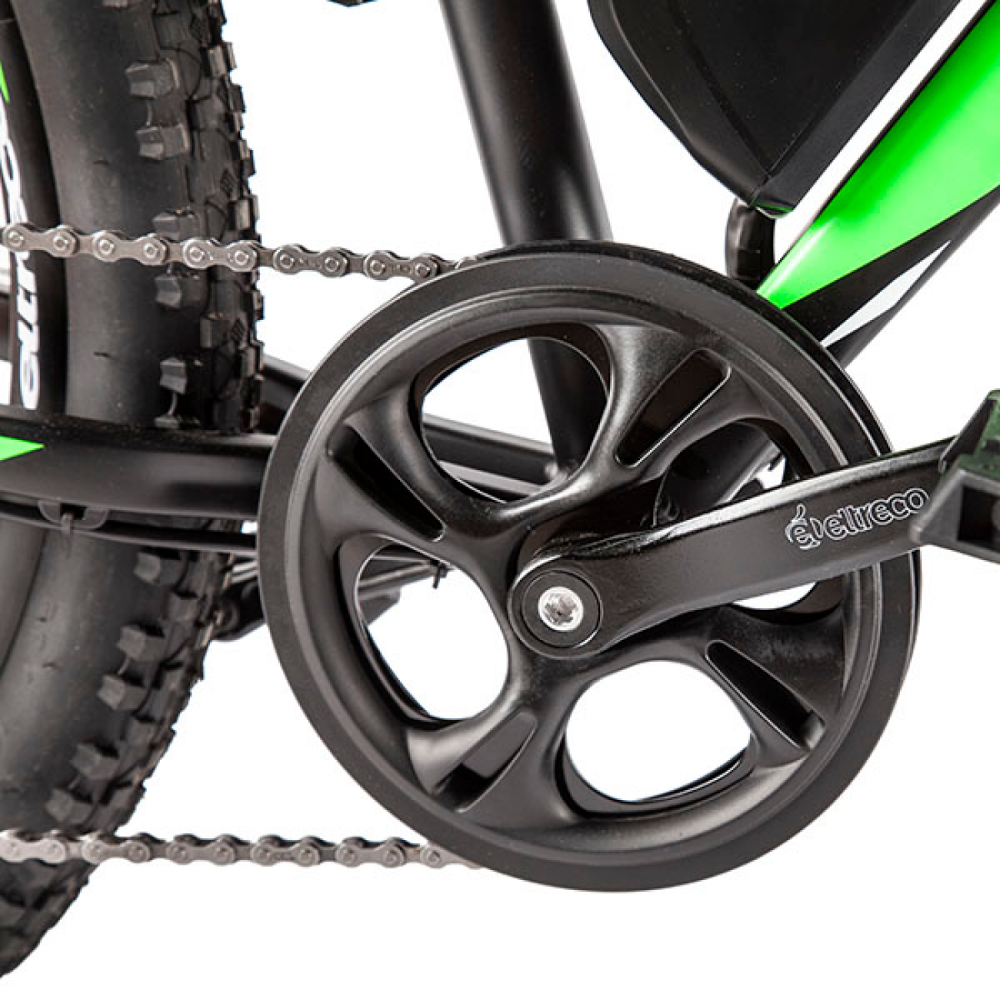 Электровелосипед Eltreco XT-800 NEW (черно-зеленый) 25